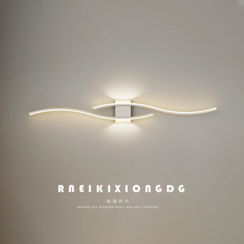 极简个性创意线条壁灯