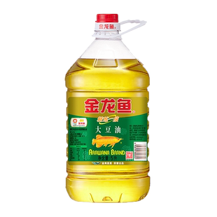 江浙沪金龙鱼优选一级大豆油5L*4桶整箱大豆油食用油家用烘焙烹饪