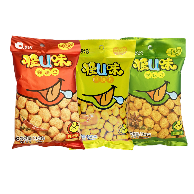 洽洽怪味蚕豆130g五香麻辣蟹黄