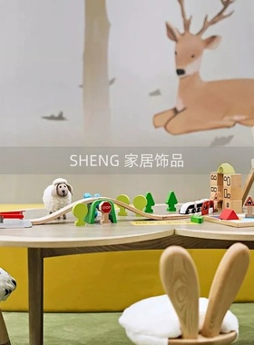 儿童房桌面软装饰品玩耍区摆件