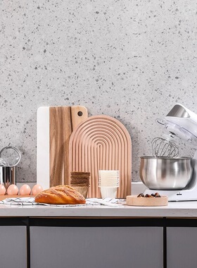 样板间厨房木砧板厨师机仿真鸡蛋