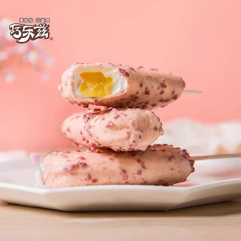 伊利巧乐兹系列巧丝绒雪糕 伊利巧丝绒柠檬桑葚巧克力网红雪糕