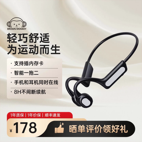保价无线蓝牙耳机布朗猴