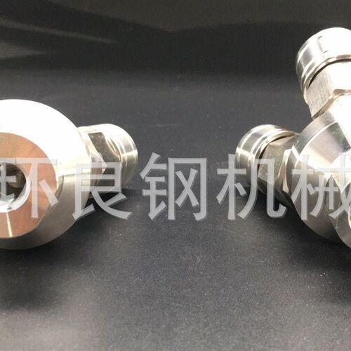 厂家供应全不锈钢圆三通 简易L安装不锈钢圆三通