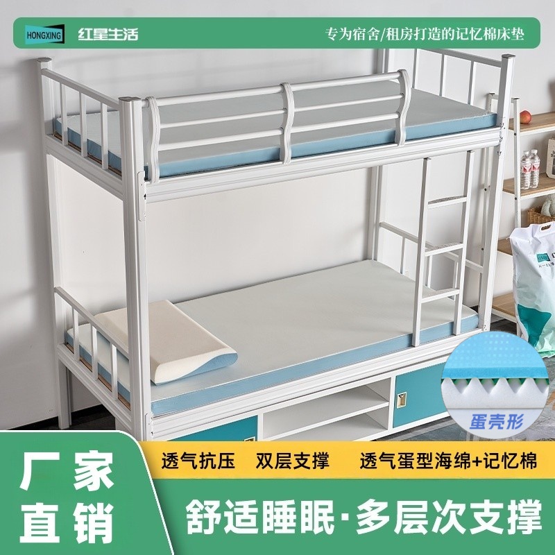 红星记忆棉单人双人软垫四季通用