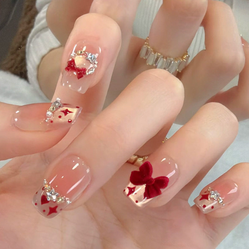 丝绒蝴蝶美甲穿戴甲中长款2026新款高级感显白猫眼手工儿童指甲贴女童美甲贴纸防水自粘秋冬甲片指甲装饰贴片,文具电教/文化用品/商务用品,贴纸/立体贴纸,淘宝优惠券,粉丝福利购,淘宝优惠卷