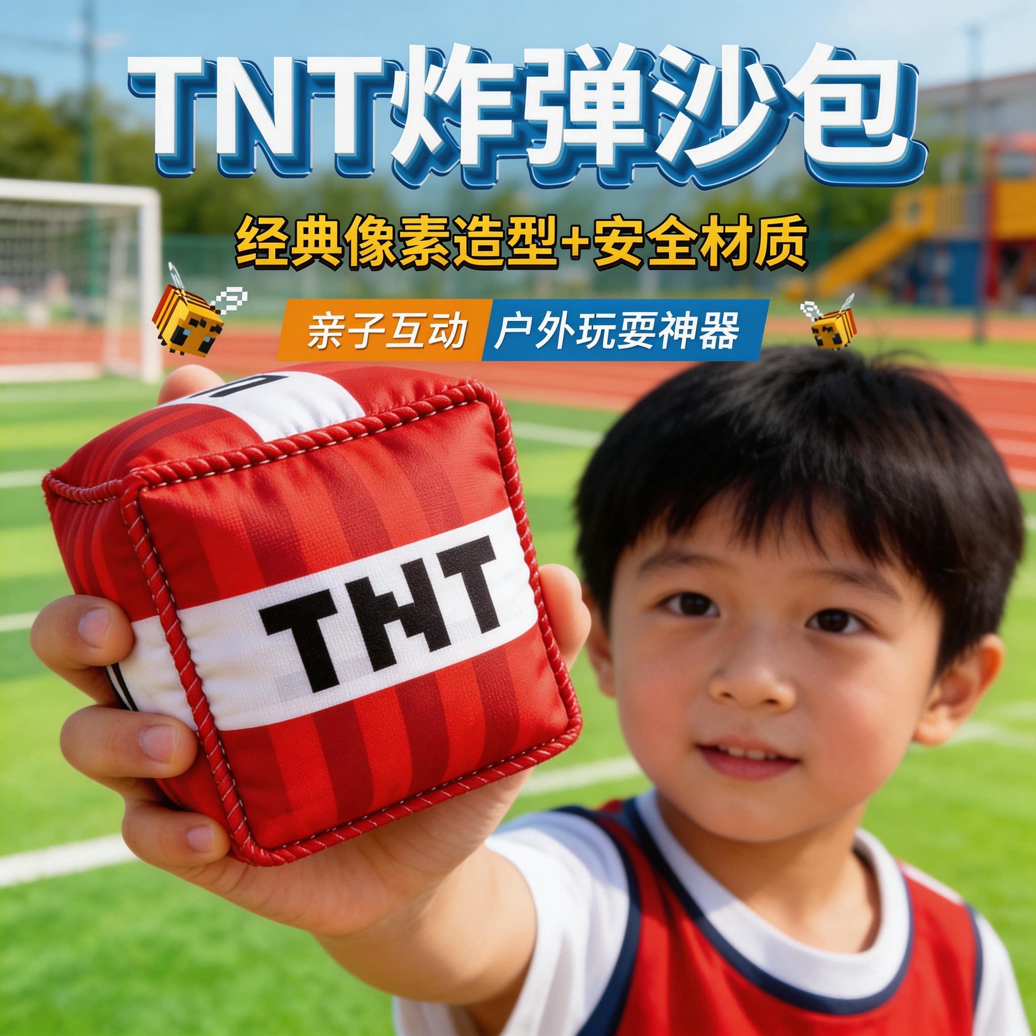 加厚大沙包小学生专用我的世界幼儿园儿童户外草坪投掷丢沙包玩具