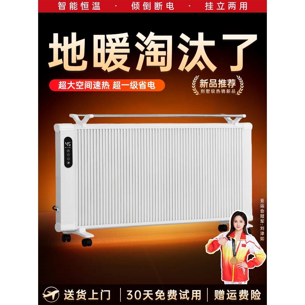 家探长石墨烯取暖器电暖气电暖器省电壁挂全屋大面积速热家用节能