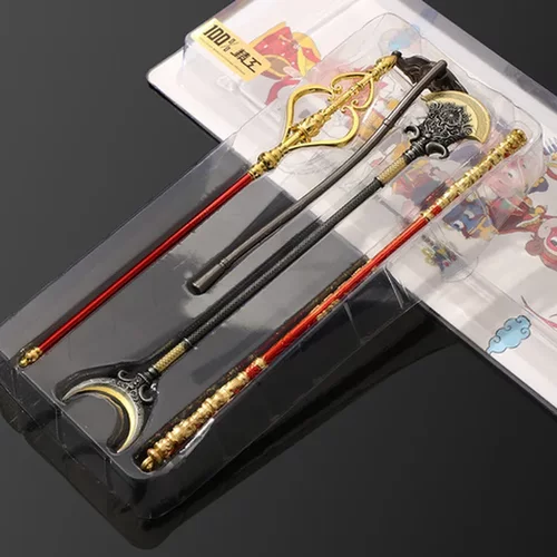 猪八戒兵器孙悟空金箍棒西游记增模型唐玩具周边沙摆设品合金武器