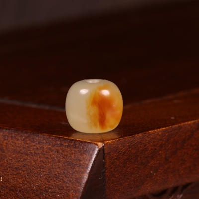 天然和田玉散珠圆珠子手串