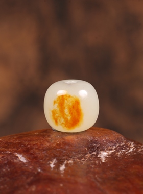 10mm新疆和田玉籽料珠圆珠手饰