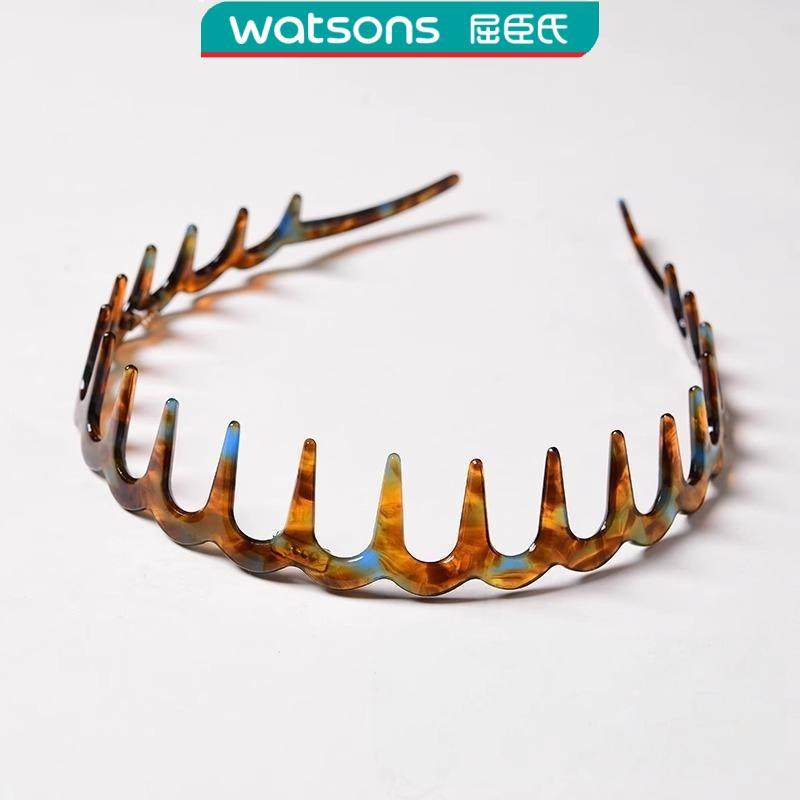 醋酸大波浪u型齿梳发箍女款高颅顶洗脸不勒头饰发卡蓬松反戴头箍
