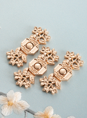 汉服金属子母盘扣收腰改腰 复古中国风搭扣衣服对扣装饰纽扣