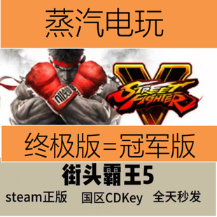 国区CDKEY Street Fighter steam正版 激活码 冠军版 街头霸王5