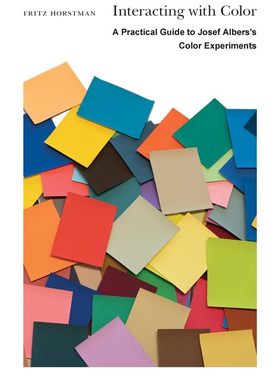 【预售】与色彩互动：约瑟夫·阿尔伯斯色彩实验实用指南 Interacting with 进口书籍 艺术书籍
