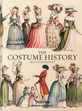 【现货】奥古斯特·拉西内：服装史 Auguste Racinet：The Costume History 进口书籍  时尚书籍