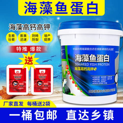海藻鱼蛋白水溶肥桶肥冲施肥