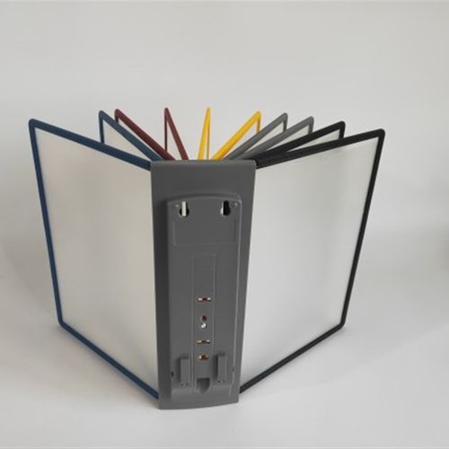 优选活页A4翻页壁挂式文件展示架墙面资料架夹壁挂架A4操作指导书