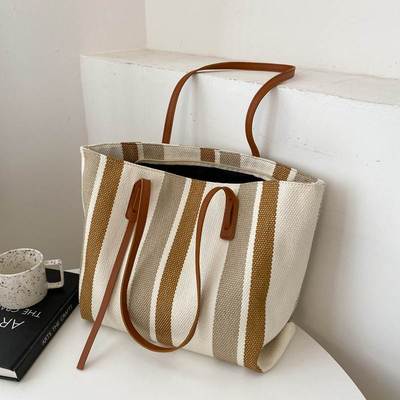 New Beach Tote Bag Fashion Women Canvas Summer Large Capaci