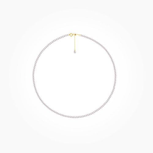 BEAUFINA百分娜极光淡水珍珠项链女小米珠baby珠颈链送女友送礼