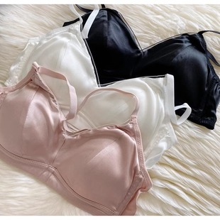 Fstyle买手店oysh0女士真丝甜美性感精致蕾丝文胸bra聚拢侧收无痕