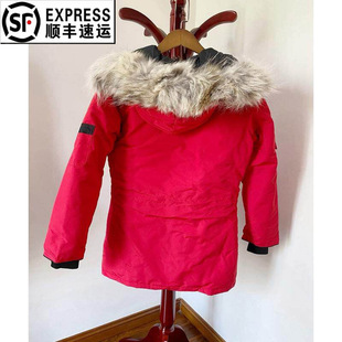清 Fstyle买手店 09款大红色女款羽绒服滑雪服远征军毛领外套保暖