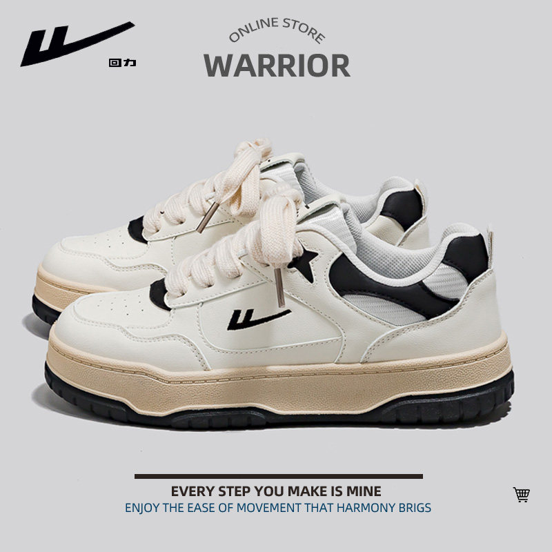 回力板鞋女款2026年春夏新款小白鞋初中生厚底轻便软底爆款休闲鞋