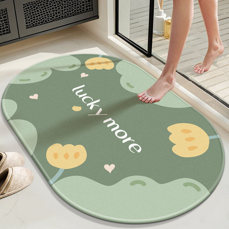 卫生间吸水地垫浴室防滑垫脚垫硅藻泥厕所门口垫字踏脚垫地毯速干,居家布艺,家用脚垫,淘宝优惠券,粉丝福利购,淘宝优惠卷