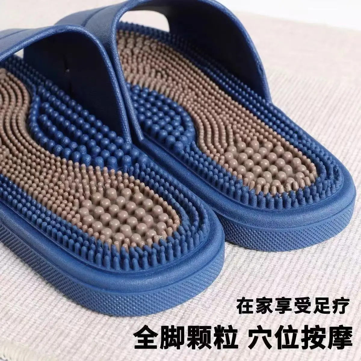 不臭不响男拖鞋2025新款按摩粒室内家居浴室防滑防臭可外穿高级女