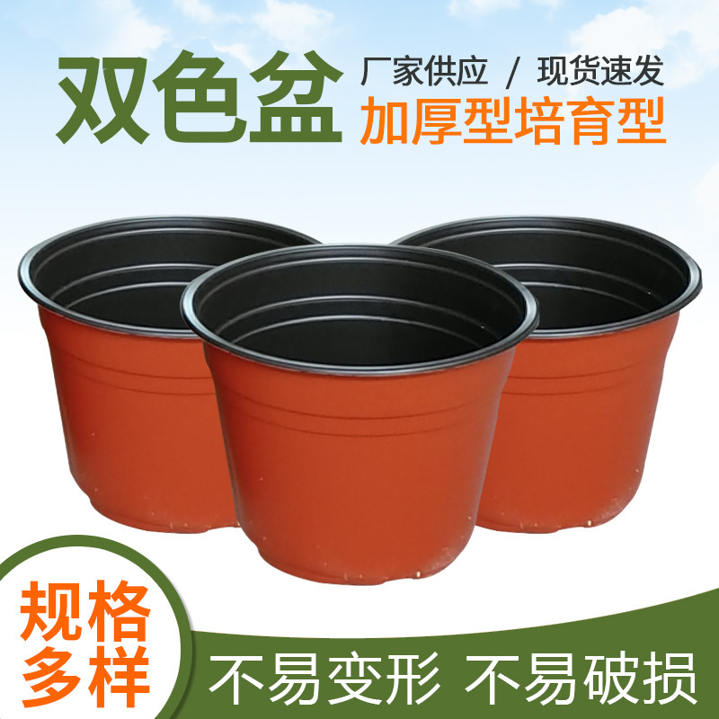 无孔花盆水培碗莲塑料不漏水花盆
