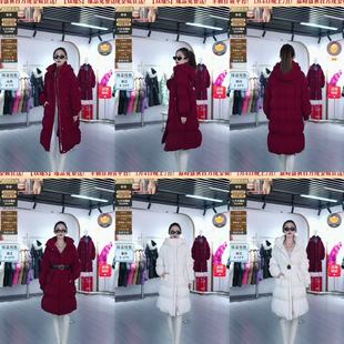 【芊芊粉丝专享】241255公主风连帽长款鹅绒服女保暖外套