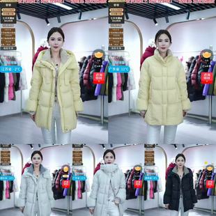 【芊芊粉丝专享】253108韩版宽松连帽羽绒服女保暖外套