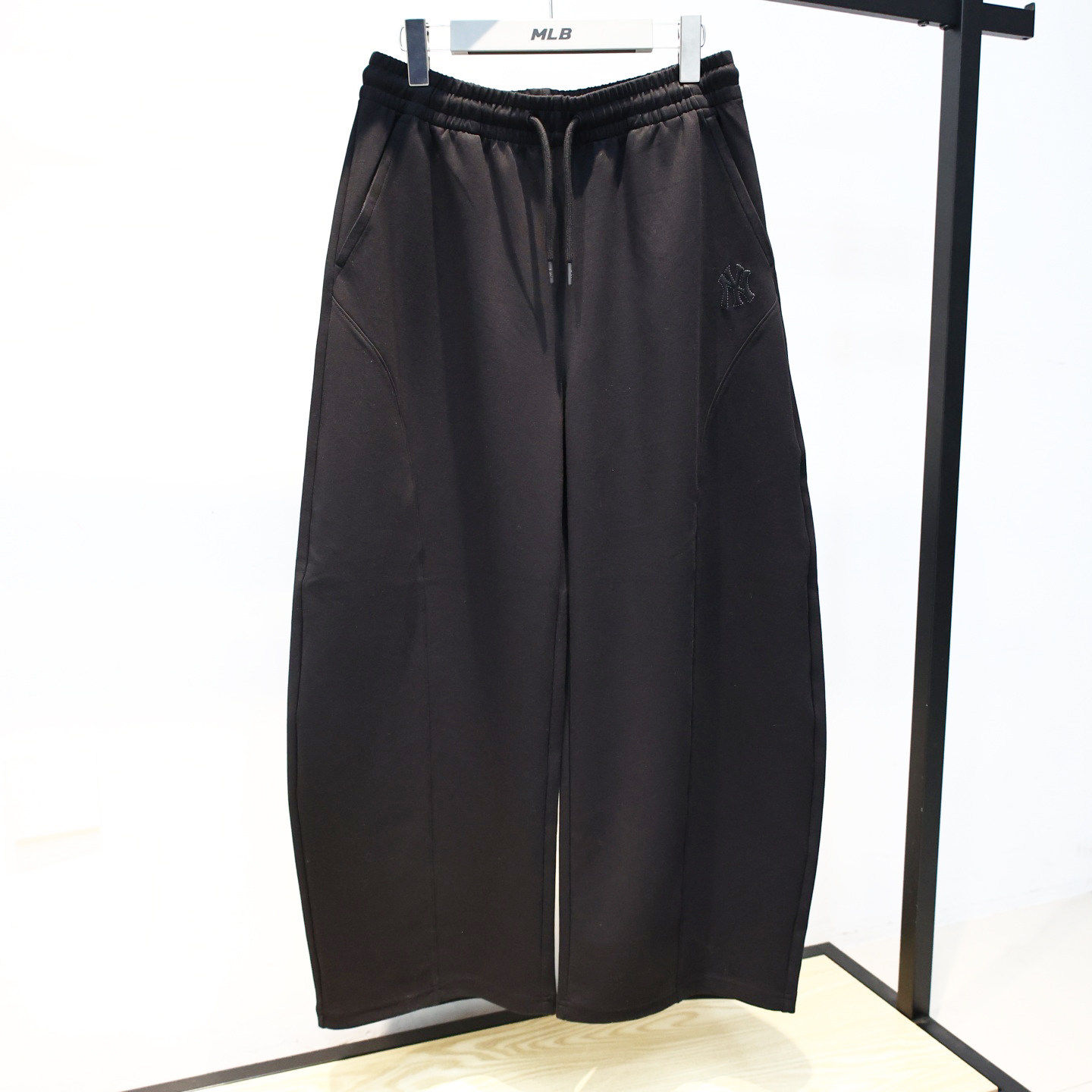 MLB男女长裤26新款情侣NY标宽松阔腿裤直筒针织运动裤3APTB0561,运动服/休闲服装,运动长裤,淘宝优惠券,粉丝福利购,淘宝优惠卷