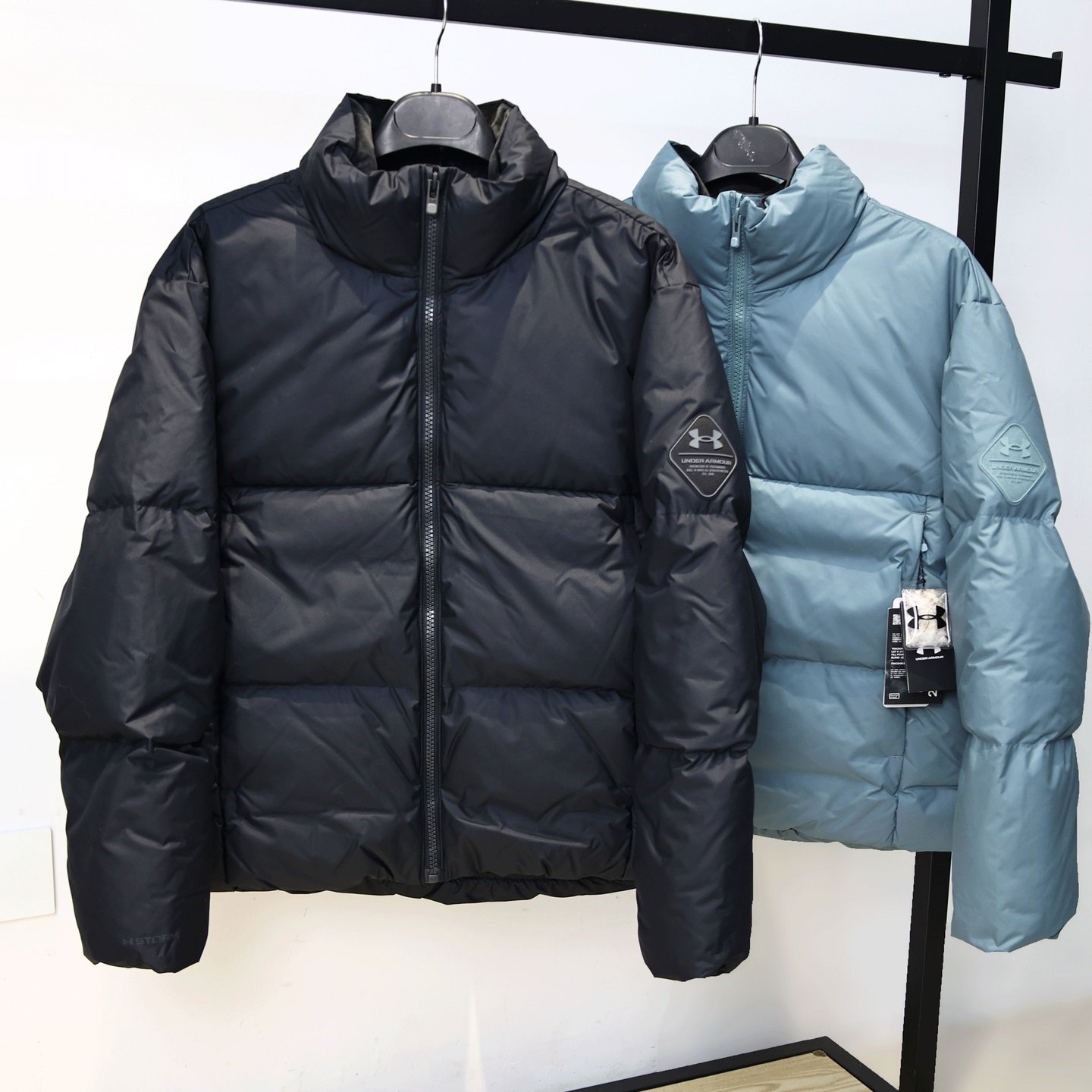 安德玛男25冬季新款UA Limitless热冬系列700蓬压纹羽绒服6008826