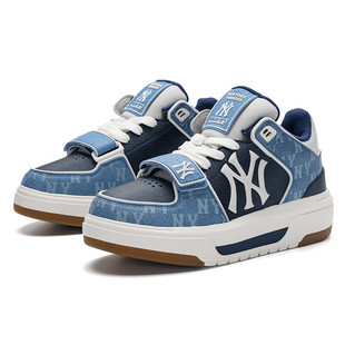 增高防滑运动休闲鞋 NY复古厚底时尚 3ASXCHL4N 情侣鞋 MLB男女板鞋