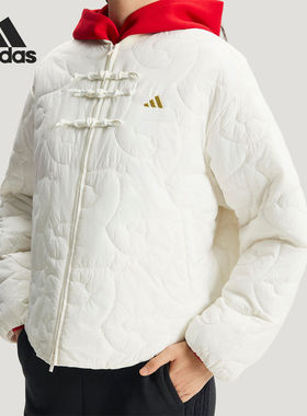 Adidas阿迪达斯女子26马年新款中式运动棉服KH2664/KS0629/KS0630