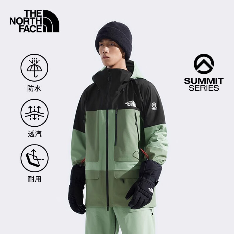 北面冲锋衣男款防水防风滑雪服