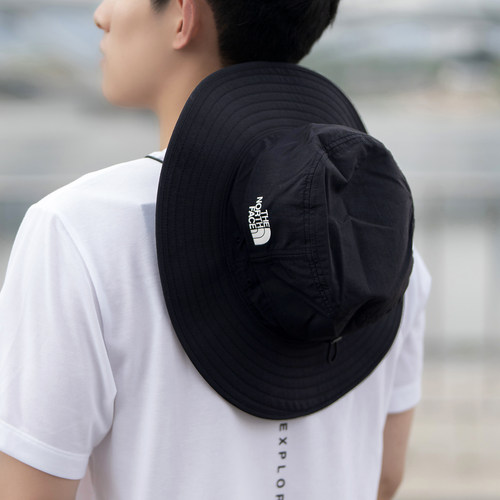 北面男女同款防晒渔夫帽盆帽