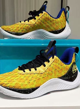 安德玛UA篮球鞋男子 Curry 10库里缓震舒适透气低帮运动鞋3026272
