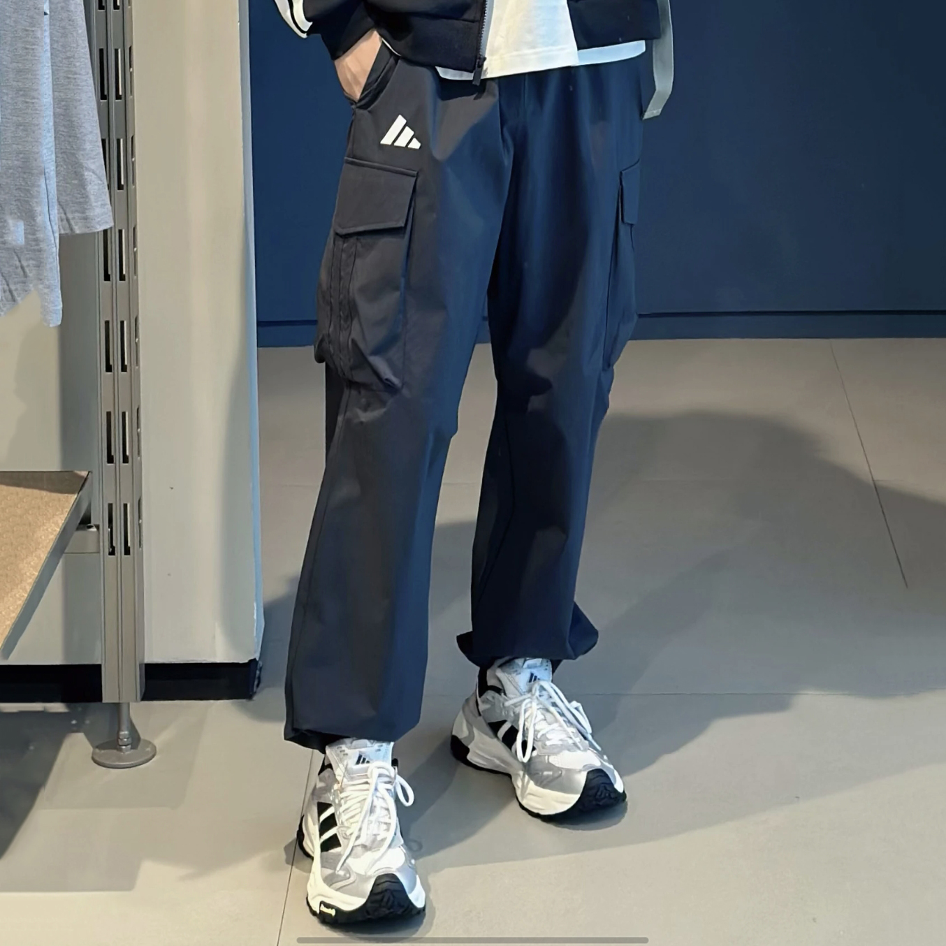 Adidas阿迪达斯男子工装运动长裤