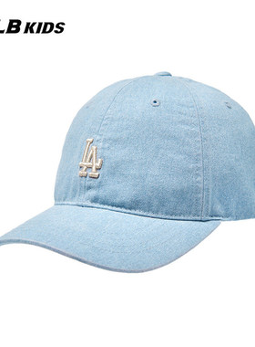 MLB儿童棒球帽25新款男女童刺绣小标防晒运动软顶鸭舌帽7ACPB066N