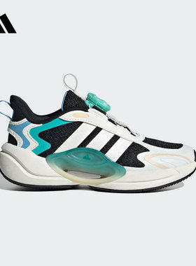 adidas阿迪达斯大童跑步鞋25秋季新款按钮系带舒适运动鞋JQ4501