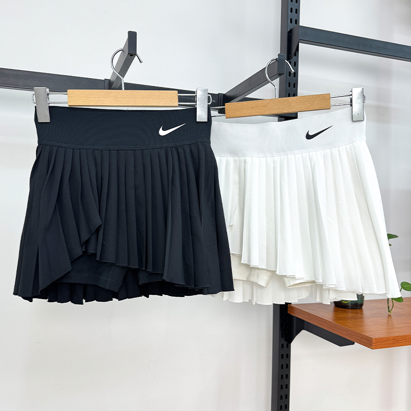 耐克女子速干褶裥網球半身裙