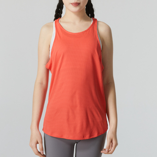 新款 1件装 运动服透气健身无袖 1363261 T恤衫 安德玛UA背心女子夏季