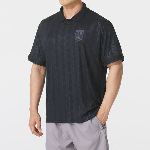 安德玛男子翻领提花POLO衫短袖