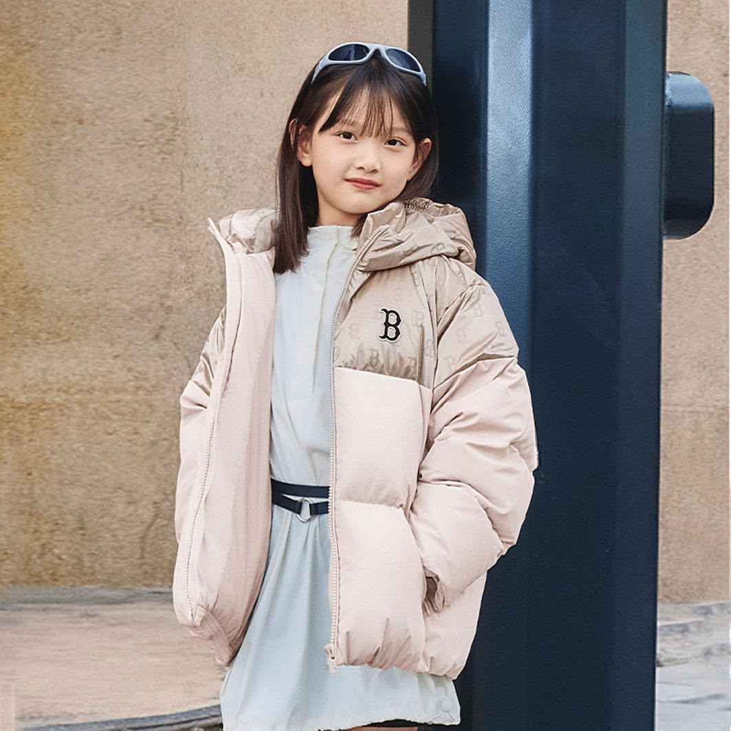 MLB童装NY老花鹅绒羽绒服