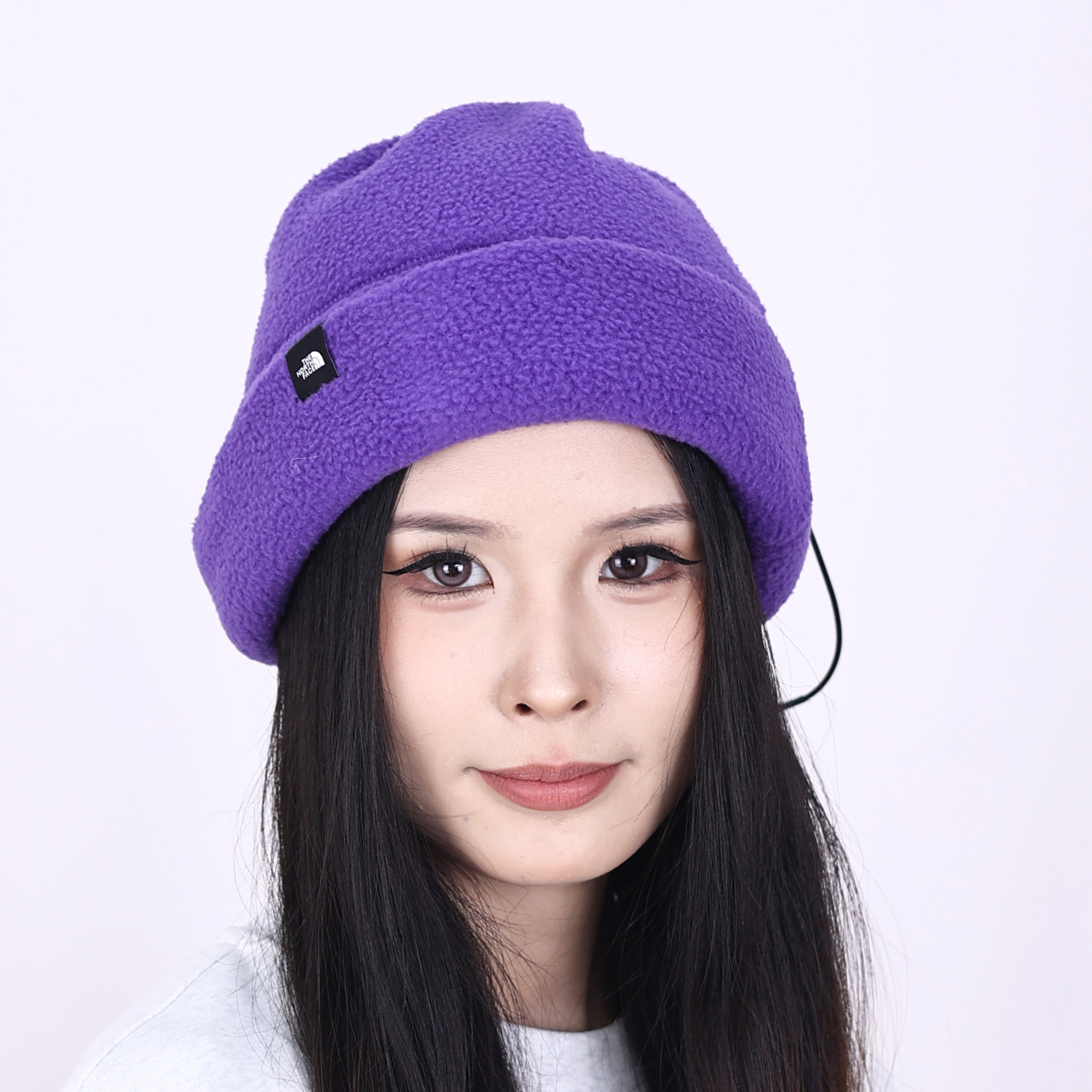 北面秋冬户外防风保暖抓绒帽