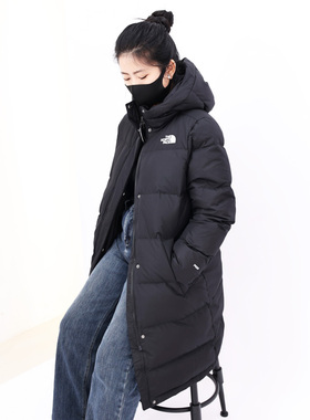 TheNorthFace北面25秋冬新款女子防泼水700蓬鹅绒长款羽绒服8ED8