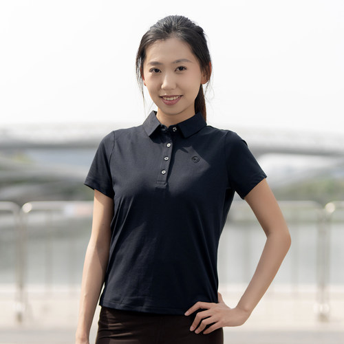 安德玛UA女子POLO衫翻领短袖