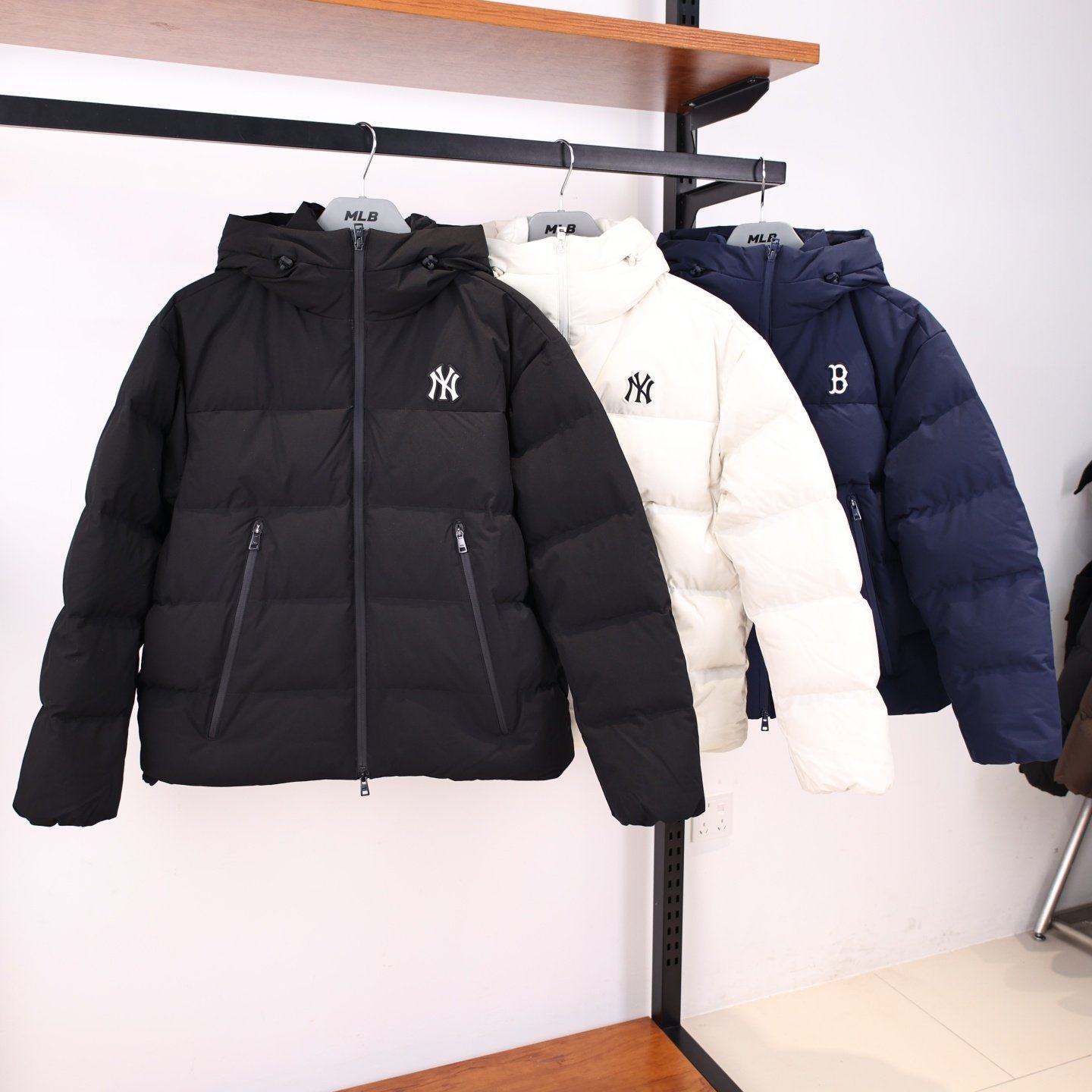 MLB羽绒服25冬季新款男女NY防水防寒连帽运动棉羽外套3ADJB2156,运动服/休闲服装,运动羽绒服,淘宝优惠券,粉丝福利购,淘宝优惠卷